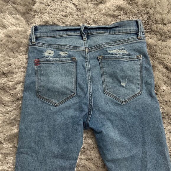 🏷️ 5 for $25 - BDG Twig Crop High Rise Skinny Jean Double Vision - Picture 6 of 6